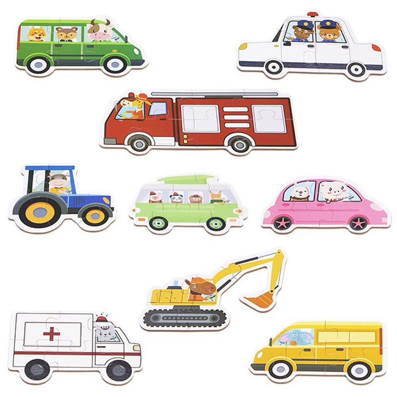 Classic Traffic Puzzle - Kids Car Puzzle