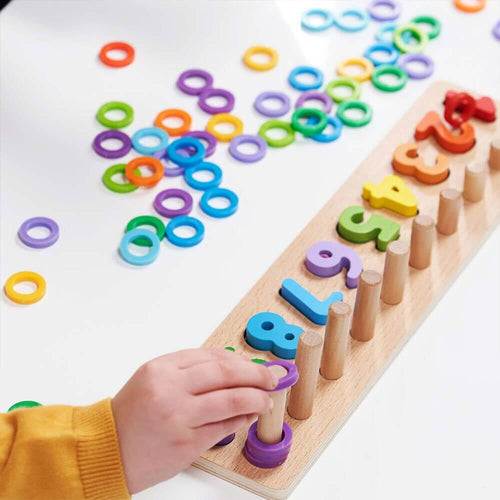  Child sorting stacking rings
