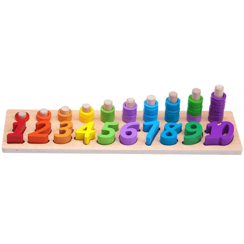 Colourful and educational number sorting game
