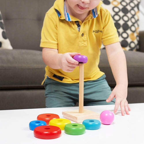 Stacking Toy | Wooden Toddler Toy – Jaques of London