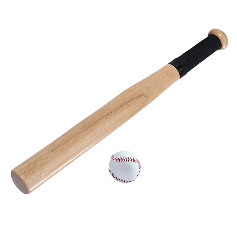 Wooden rounders set - classic family game - rounders bat and ball