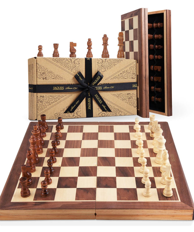 Complete Chess Board Set  15 Inch Folding Board with Chess Pieces