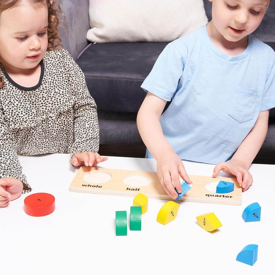 Fractions Shape Puzzle - Learning Toy 5