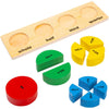 Fractions Shape Puzzle - Learning Toy