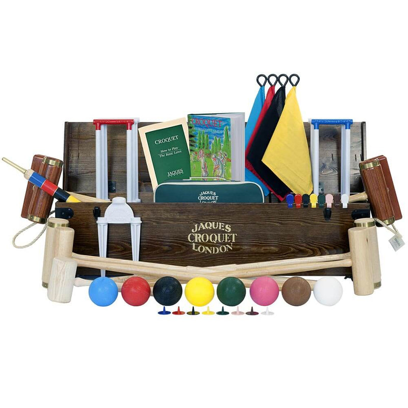 8 Player Great Exhibition Croquet Set With Wooden Box[lifestyle] 