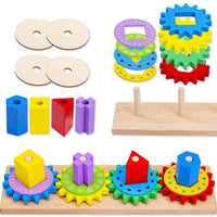 Wooden Cogs Toy | 3D Puzzles for Kids