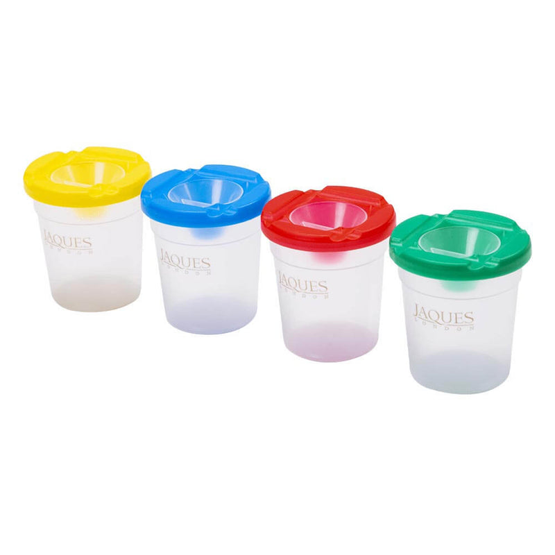 4 Pieces Spill Proof Paint Cups With Lids For Kids Toddlers