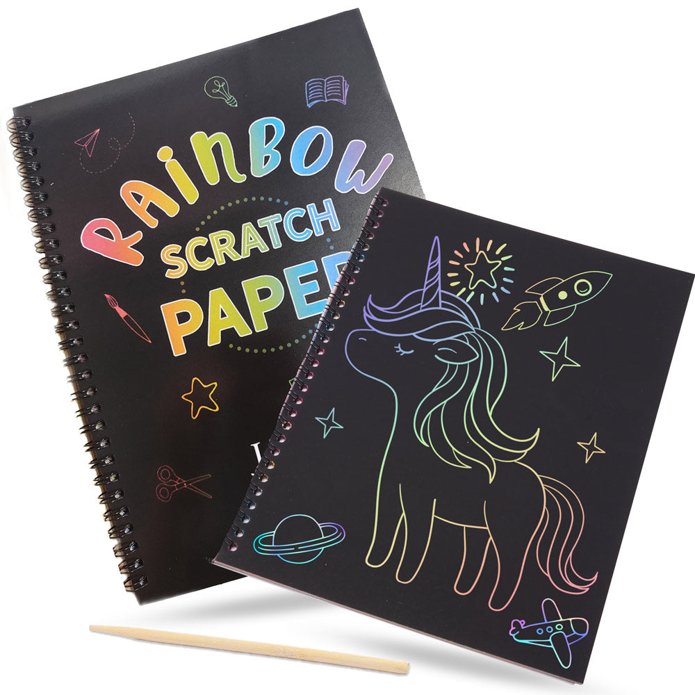 Rainbow Scratch Paper | Scratch Art Pad – Jaques of London