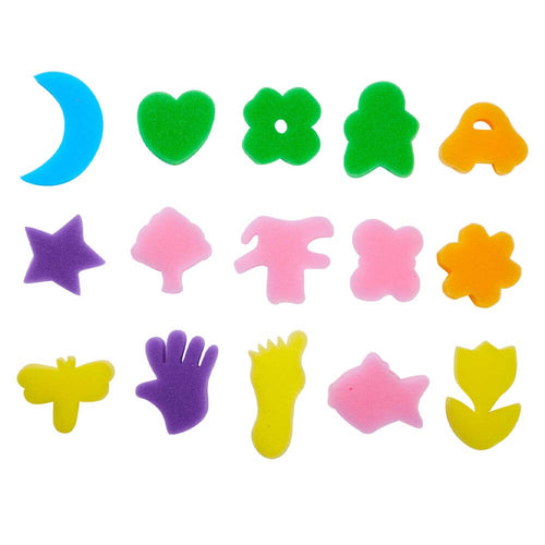 close up of the 15 different stamp stencils