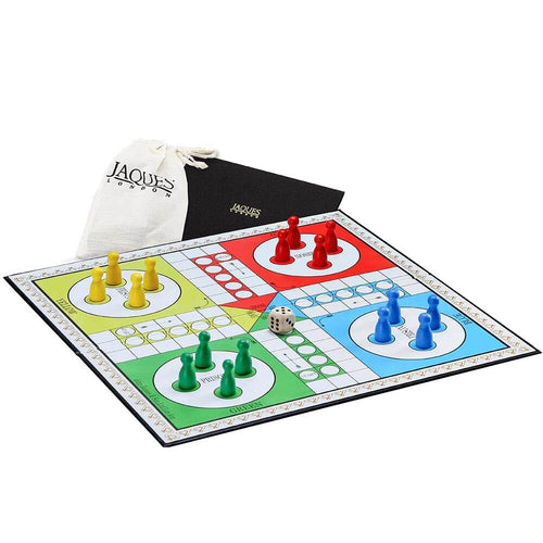 12 inch Ludo board with counters, dice, rules and bag