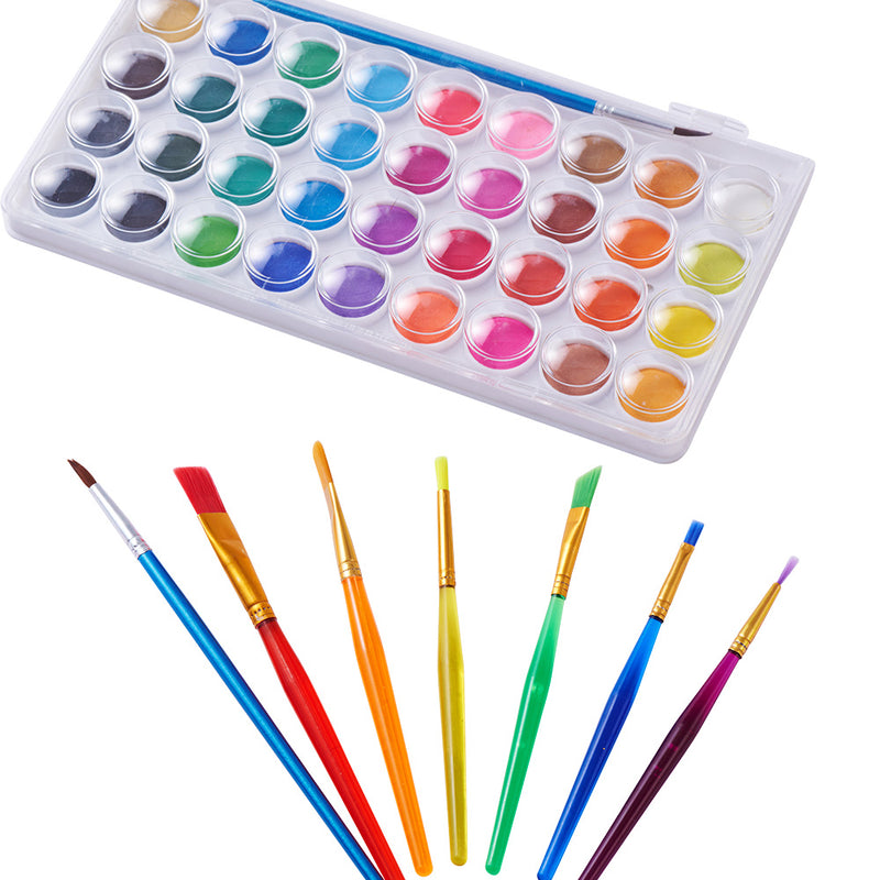 Kids Paint Set - Kids Paint with Toddler Art Supplies Included, Washable Paint for Kids with Toddler Paint Brushes and Paint Cups, Complete Toddler