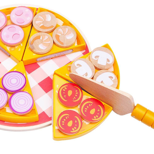  Play food pizza being sliced