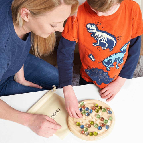 Mum and son playing the game  